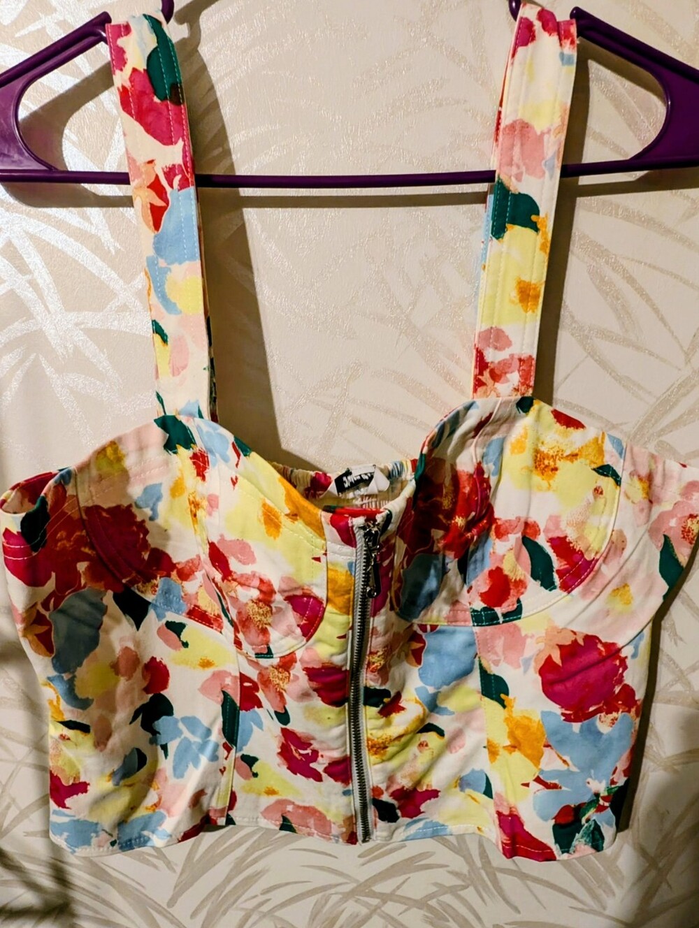 NWT Juicy Couture Floral Print Two-Piece Dress Set in Multicolor. Size Large - Picture 4 of 10